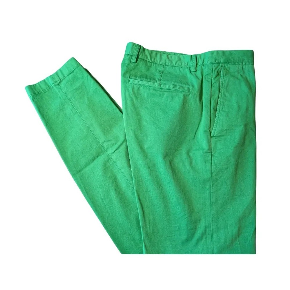 Theory Mens Kelly Green Casual Chino Pants Trousers Sz 33x34 NWT $195
